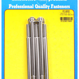ARP 5/16-18 x 5.000 12pt SS bolts