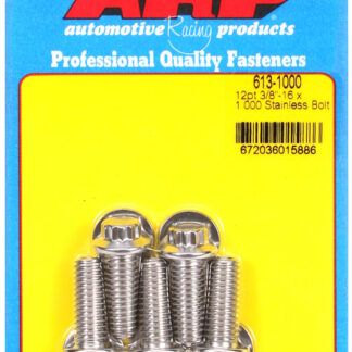 ARP 3/8-16 x 1.000 12pt SS bolts