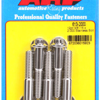 ARP 3/8-16 x 2.000 12pt SS bolts