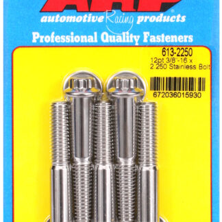 ARP 3/8-16 x 2.250 12pt SS bolts