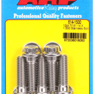 ARP 7/16-14 X 1.500 12pt 1/2 wrenching SS bolts