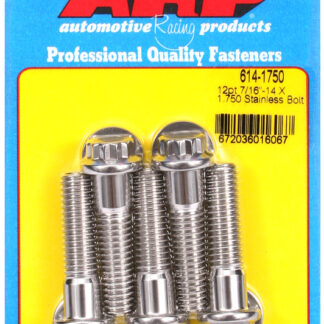 ARP 7/16-14 X 1.750 12pt 1/2 wrenching SS bolts
