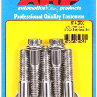 ARP 7/16-14 X 2.000 12pt 1/2 wrenching SS bolts