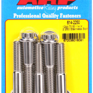 ARP 7/16-14 X 2.250 12pt 1/2 wrenching SS bolts