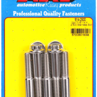 ARP 7/16-14 X 2.500 12pt 1/2 wrenching SS bolts