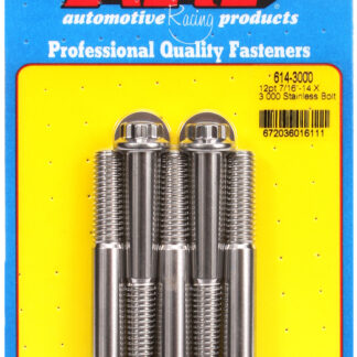 ARP 7/16-14 X 3.000 12pt 1/2 wrenching SS bolts
