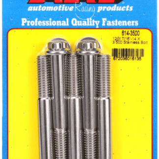 ARP 7/16-14 X 3.500 12pt 1/2 wrenching SS bolts