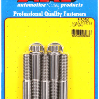 ARP 7/16-14 X 2.500 12pt SS bolts