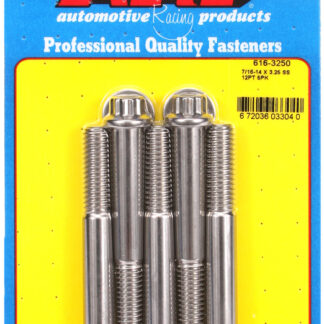 ARP 7/16-14 X 3.250 12pt SS bolts