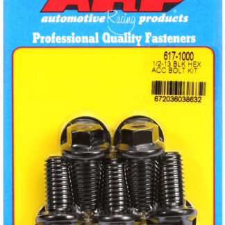 ARP 1/2-13 x 1.000 hex black oxide bolts