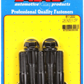 ARP 1/2-13 x 2.000 hex black oxide bolts