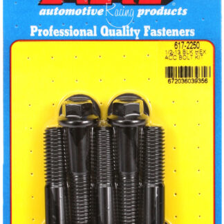 ARP 1/2-13 x 2.250 hex black oxide bolts