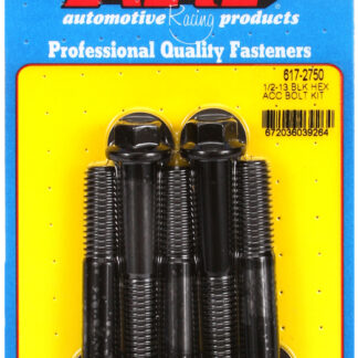 ARP 1/2-13 x 2.750 hex black oxide bolts