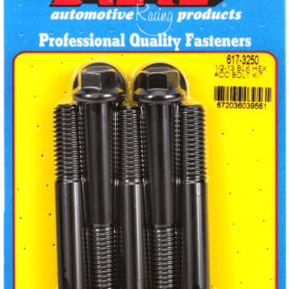 ARP 1/2-13 x 3.250 hex black oxide bolts