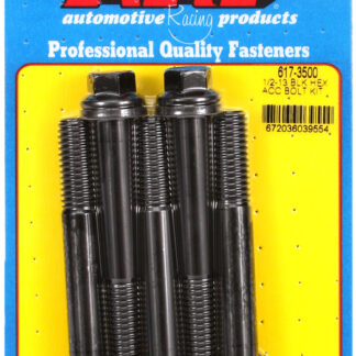 ARP 1/2-13 x 3.500 hex black oxide bolts