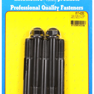 ARP 1/2-13 x 4.250 hex black oxide bolts