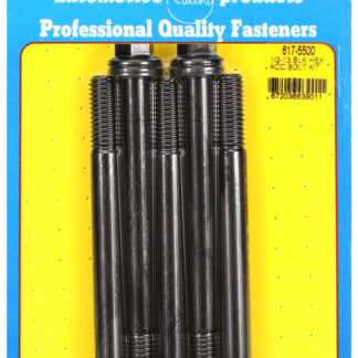 ARP 1/2-13 x 5.500 hex black oxide bolts