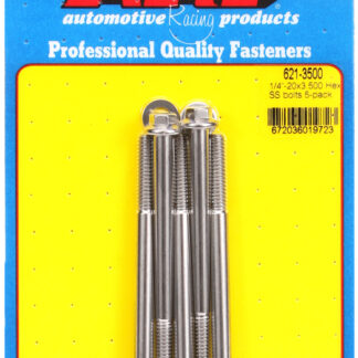 ARP 1/4-20 x 3.500 hex SS bolts