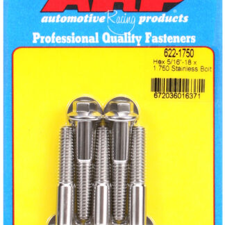 ARP 5/16-18 x 1.750 hex SS bolts