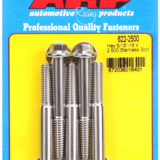 ARP 5/16-18 x 2.500 hex SS bolts