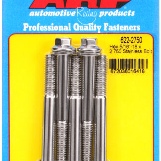 ARP 5/16-18 x 2.750 hex SS bolts