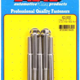 ARP 5/16-18 x 3.000 hex SS bolts