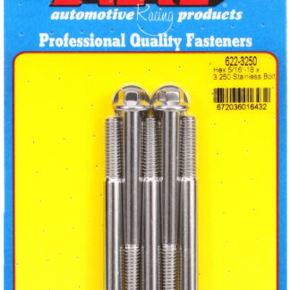 ARP 5/16-18 x 3.250 hex SS bolts