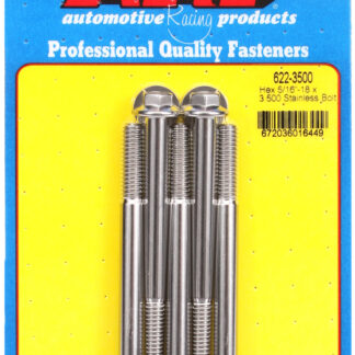 ARP 5/16-18 x 3.500 hex SS bolts
