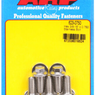 ARP 3/8-16 x 0.750 hex SS bolts