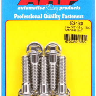 ARP 3/8-16 x 1.500 hex SS bolts