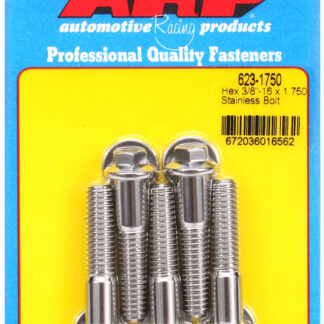 ARP 3/8-16 x 1.750 hex SS bolts