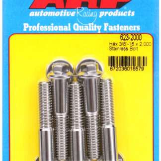 ARP 3/8-16 x 2.000 hex SS bolts