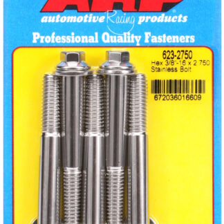 ARP 3/8-16 x 2.750 hex SS bolts