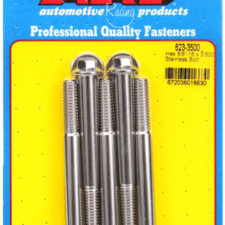ARP 3/8-16 x 3.500 hex SS bolts