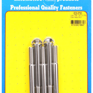 ARP 3/8-16 x 3.750 hex SS bolts