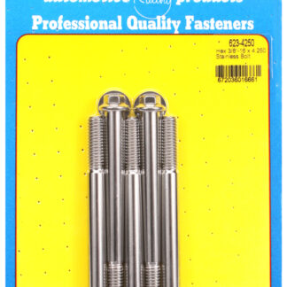 ARP 3/8-16 x 4.250 hex SS bolts
