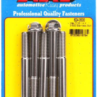 ARP 7/16-14 X 3.500 hex 1/2 wrenching SS bolts