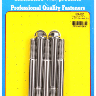ARP 7/16-14 X 4.250 hex 1/2 wrenching SS bolts