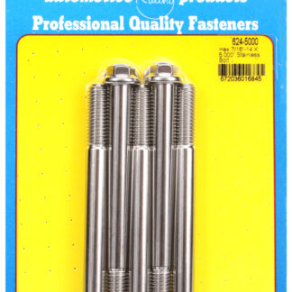 ARP 7/16-14 X 5.000 hex 1/2 wrenching SS bolts