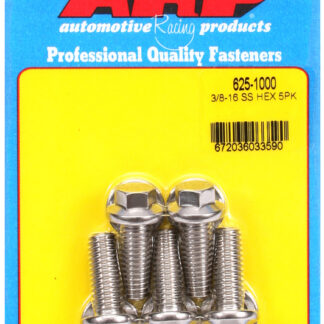 ARP 3/8-16 x 1.000 hex 7/16 wrenching SS bolts