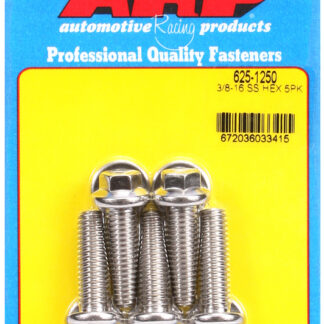 ARP 3/8-16 x 1.250 hex 7/16 wrenching SS bolts