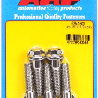 ARP 3/8-16 x 1.500 hex 7/16 wrenching SS bolts