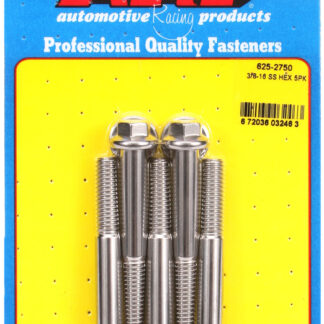 ARP 3/8-16 x 2.750 hex 7/16 wrenching SS bolts