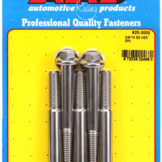 ARP 3/8-16 x 3.000 hex 7/16 wrenching SS bolts