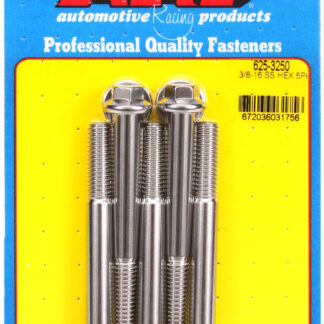 ARP 3/8-16 x 3.250 hex 7/16 wrenching SS bolts