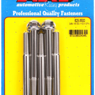 ARP 3/8-16 x 3.500 hex 7/16 wrenching SS bolts