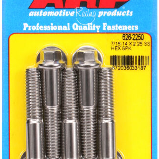 ARP 7/16-14 X 2.250 hex SS bolts