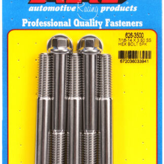ARP 7/16-14 X 3.500 hex SS bolts