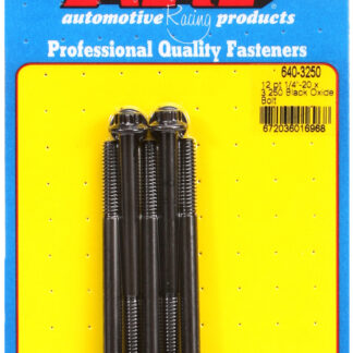 ARP 1/4-20 x 3.250 12pt black oxide bolts