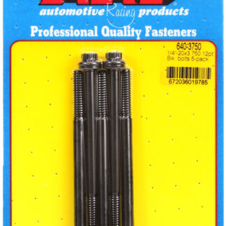 ARP 1/4-20 x 3.750 12pt black oxide bolts